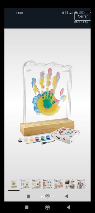 Recuerdo familiar pintado a mano