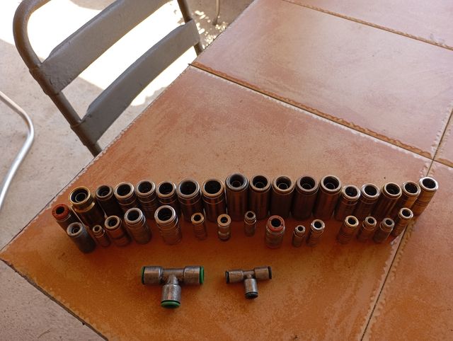 Empalmes rápidos neumáticos - 35 uds