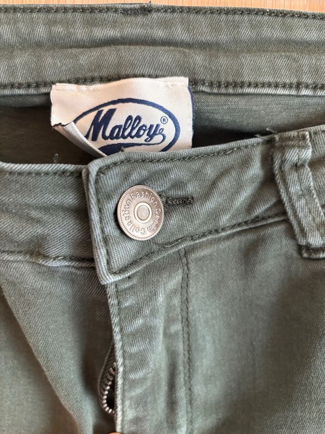 Jeans Malloy verde 
