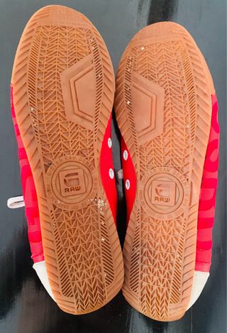 Zapatillas G-Star Raw Denim rojas, talla 44