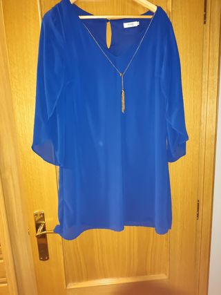 Vestido azul Fórmula Joven