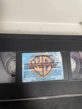 VHS Bugs Bunny: Lo Más de Bugs (Año 2000)