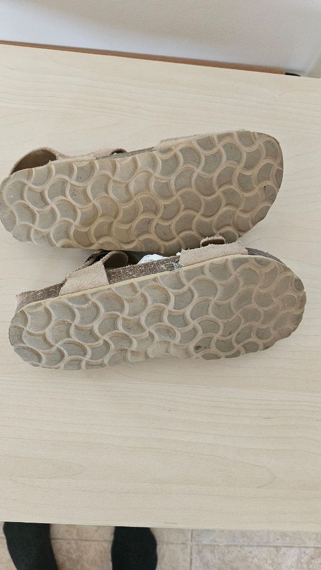 Sandalias Piel Marrón - Talla 33
