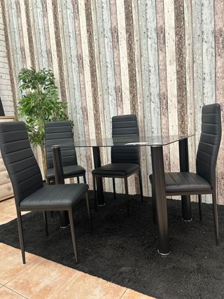 Mesa Con 4 Sillas - Comedor Nuevo 