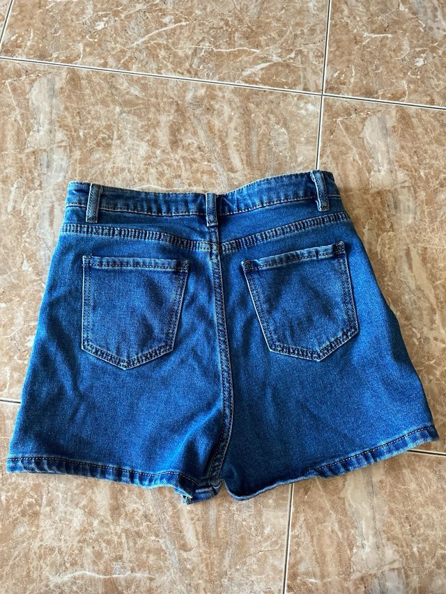 Falda pantalón botones