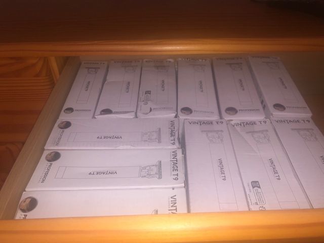 24 Cortapelos Vintage T9 Blancos