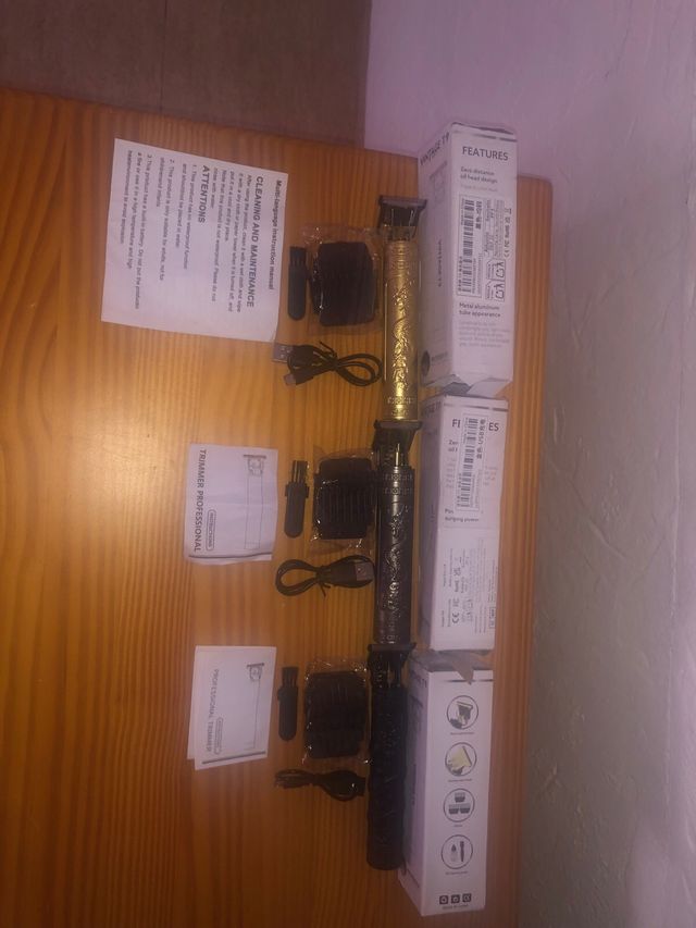 24 Cortapelos Vintage T9 Blancos