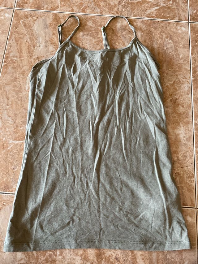 Camiseta tirantes verde