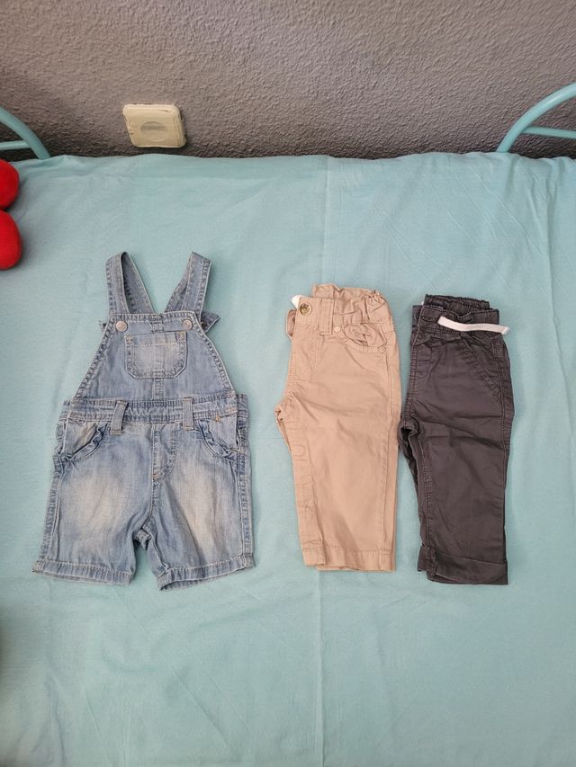 Lote 4 ropa verano bebé 3-6 meses