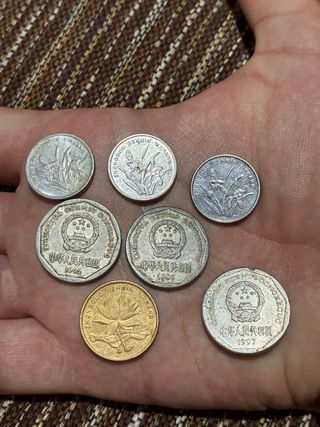Lote Monedas China Yuan 