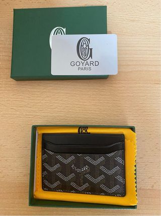 Tarjetero Goyard Paris - Marrón Negro