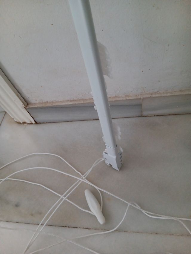 Riel techo extensible blanco 120 cm mínimo