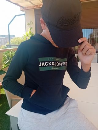 Sudadera Jack & Jones negra