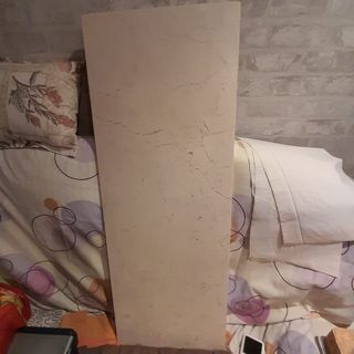 Pieza mármol con vetado gris