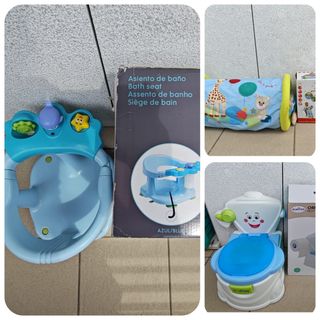 Asiento Baño Bebé +Rodillo gateo + Orinal infantil