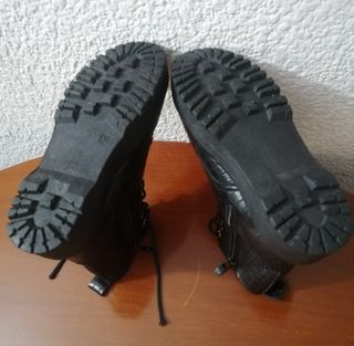Botines negros Issimo - plataforma