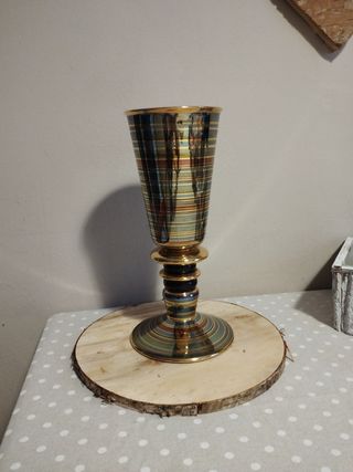 Vaso vintage oro Eva: design unico