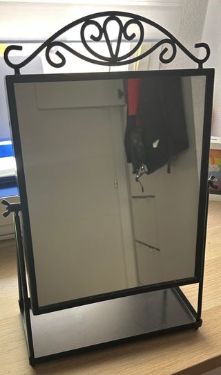 Espejo tocador Ikea - negro