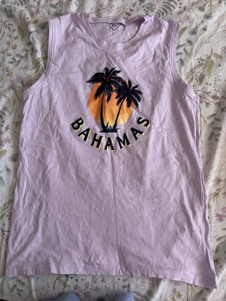 Camiseta Bahamas - Lila - Talla L