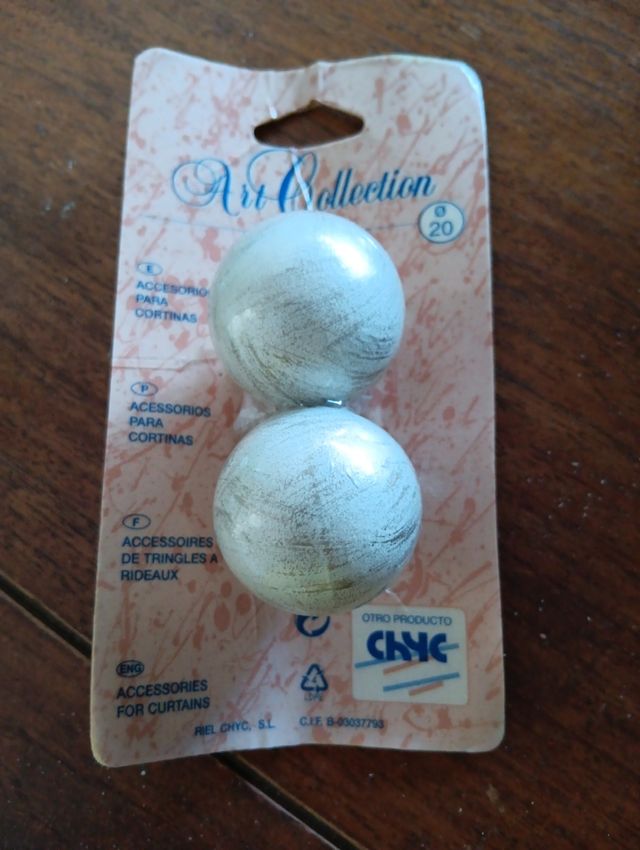 Terminaciones barra cortina Art Collection (20 mm)