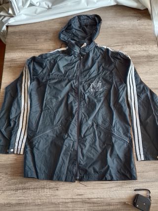 Chaqueta Adidas vintage negra