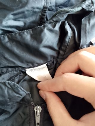 Chaqueta Adidas vintage negra