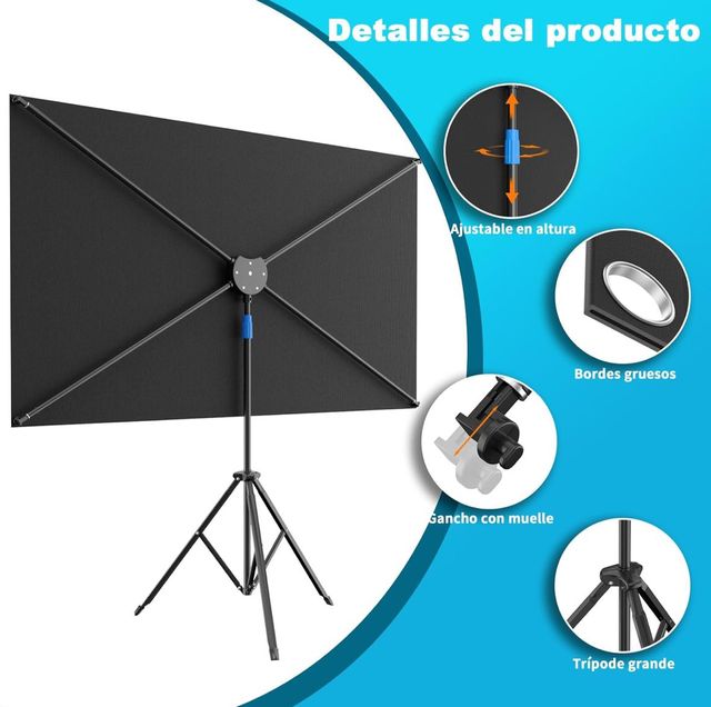 Pantalla verde con tripode 80 pulgadas