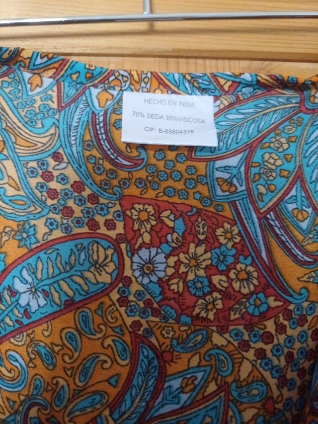 Vestido boho estampado