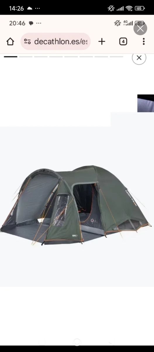 Tienda 4 personas Quechua - Nueva