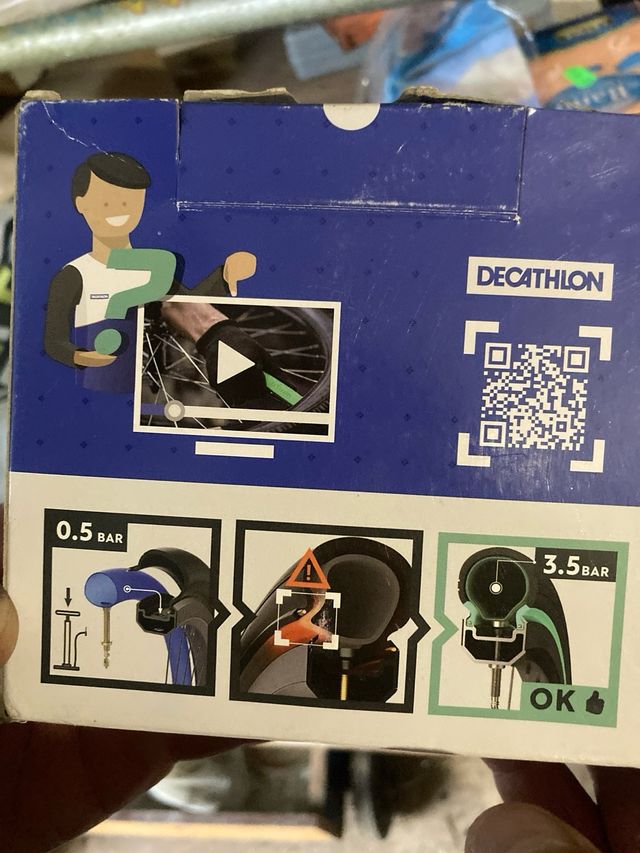 2x Parches Bicicleta 27.5" Presta