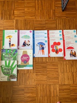 Lote de libros de texto de 4° P.