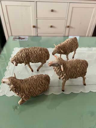 4 Ovejas Belén o borregas - Decoración