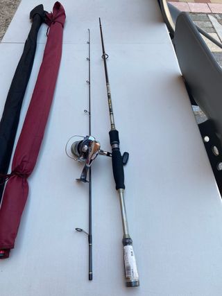 Caña y carrete pesca Michell