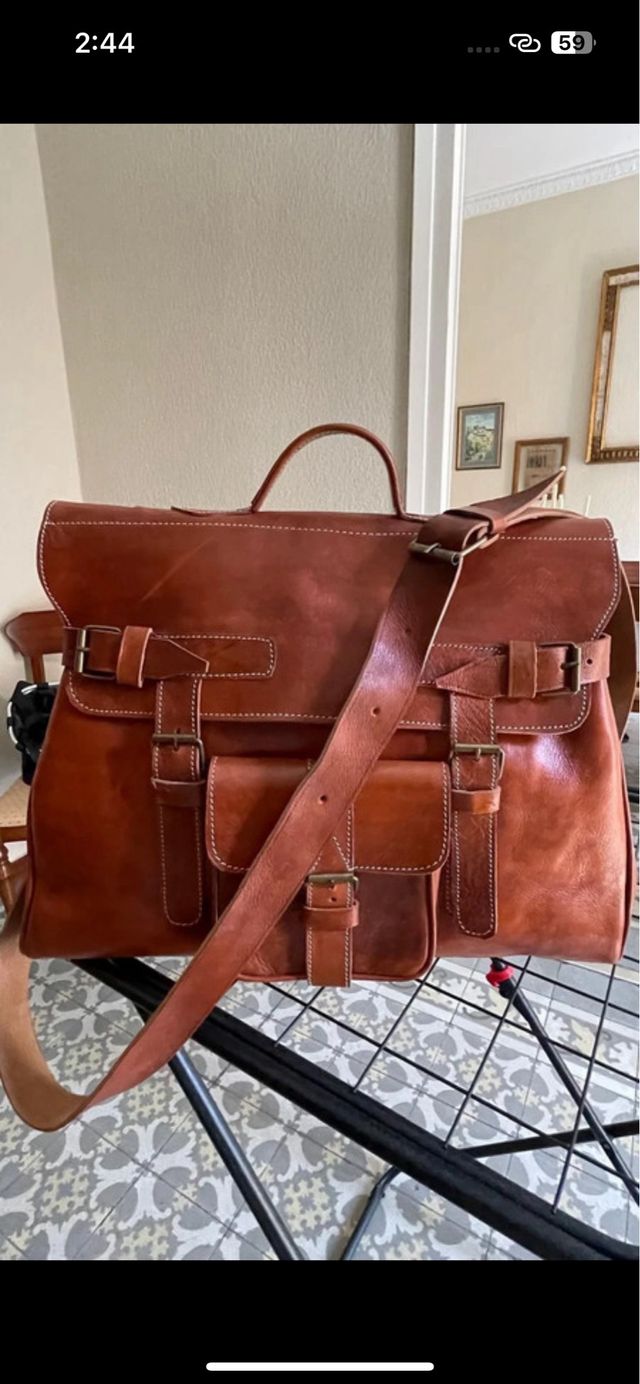 Maletín Piel Marrón