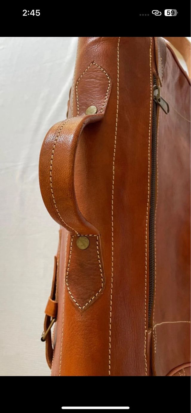 Maletín Piel Marrón