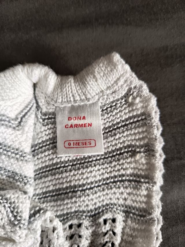 Conjunto bebé 3 piezas - recién nacido Doña Carmen