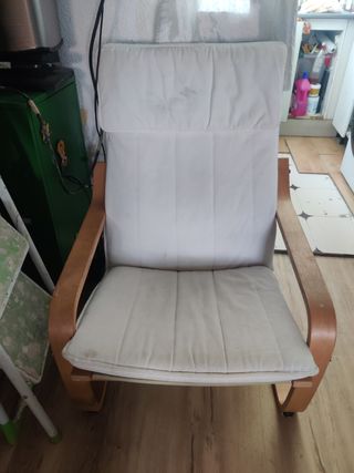 Silla relax Ikea blanca