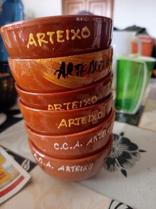 6 Tazas Arteixo - Barro a 2e todas 12