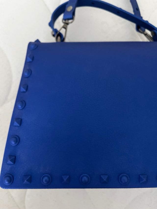 Mini borsa PVC blu