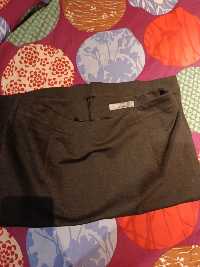 Falda gris WOMAN talla M