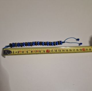 Braccialetto Perle Blu e Marrone