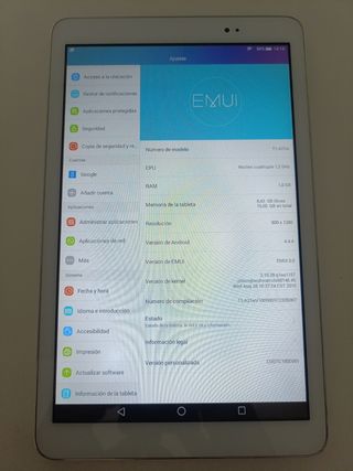 Huawei MediaPad T1 10 blanca