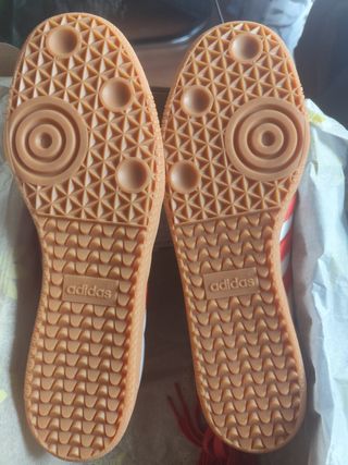 Adidas Samba - Zapatillas rojas y blancas