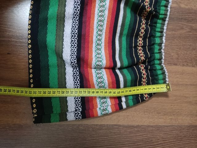 Minifalda estilo manchego