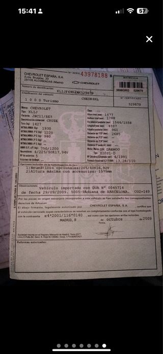 Chevrolet Cruze 2009