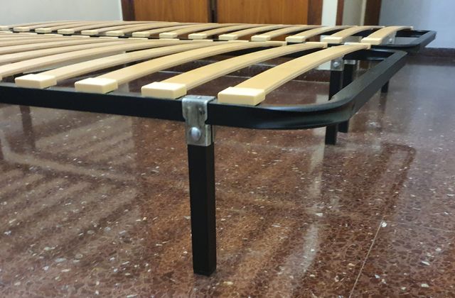 Rebajado 1 Somier de lamas de madera