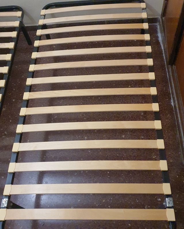 Rebajado 1 Somier de lamas de madera