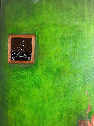 Quadro olio acrilico 50x40cm