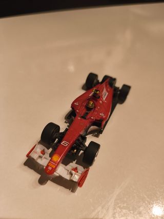 Mandos Scalextric Tr6 - 2 uds y coche Ferrari