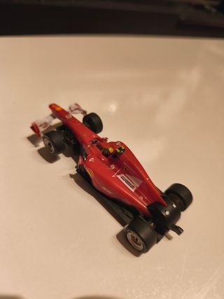 Mandos Scalextric Tr6 - 2 uds y coche Ferrari